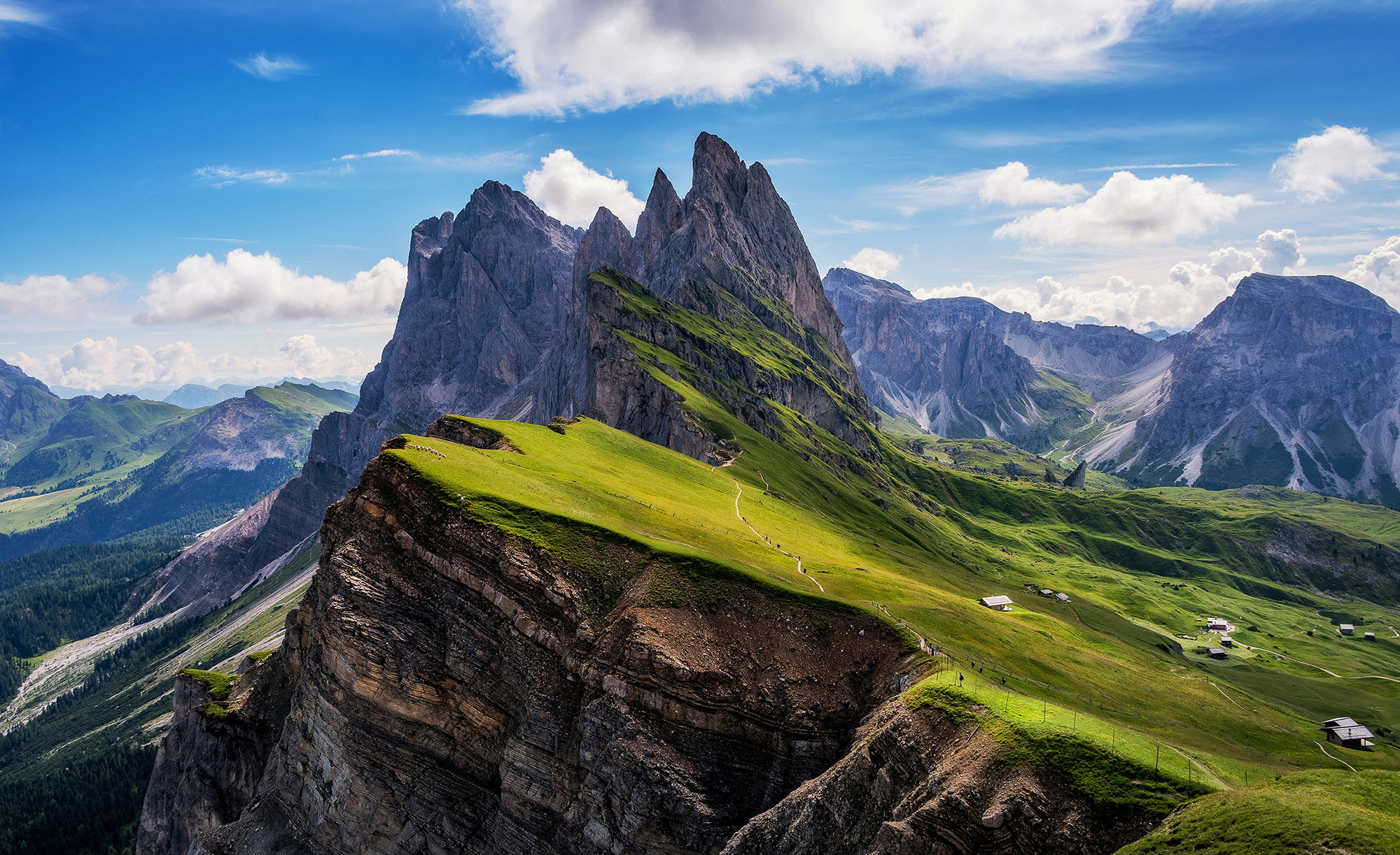 Gite mountainbike con guida dolomiti val gardena